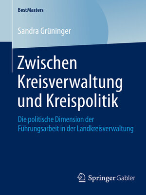 cover image of Zwischen Kreisverwaltung und Kreispolitik